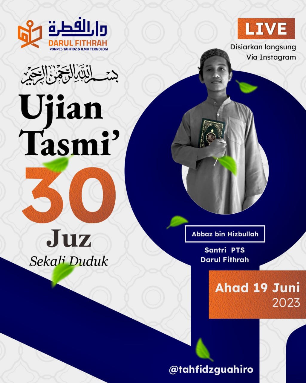 Tasmi’ 30 Juz Sekali duduk Tasmi’ 30 Juz Sekali duduk
